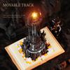 969PCS Magic Gastle On Book Lord Rings Sauron Eye Building Blocks with Led Light Assemble Brick Collection Toy Boy Kids Gifts