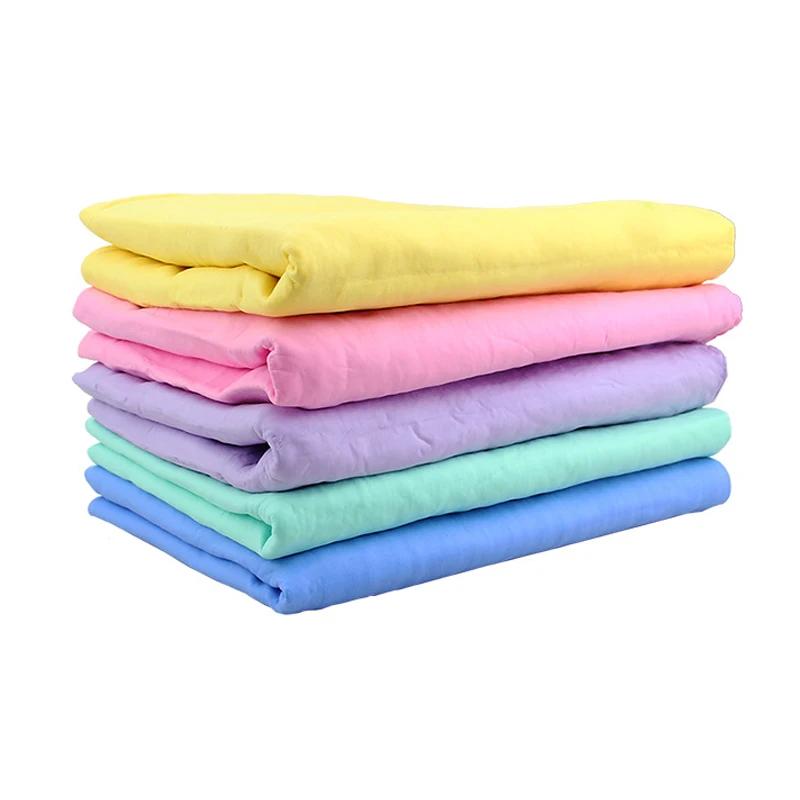 Colorful Super Absorbent Synthetic Deerskin Car Wash Towel Magical Care Suede Towels Cleaning Cloth Auto Washing Accessories 1Pc