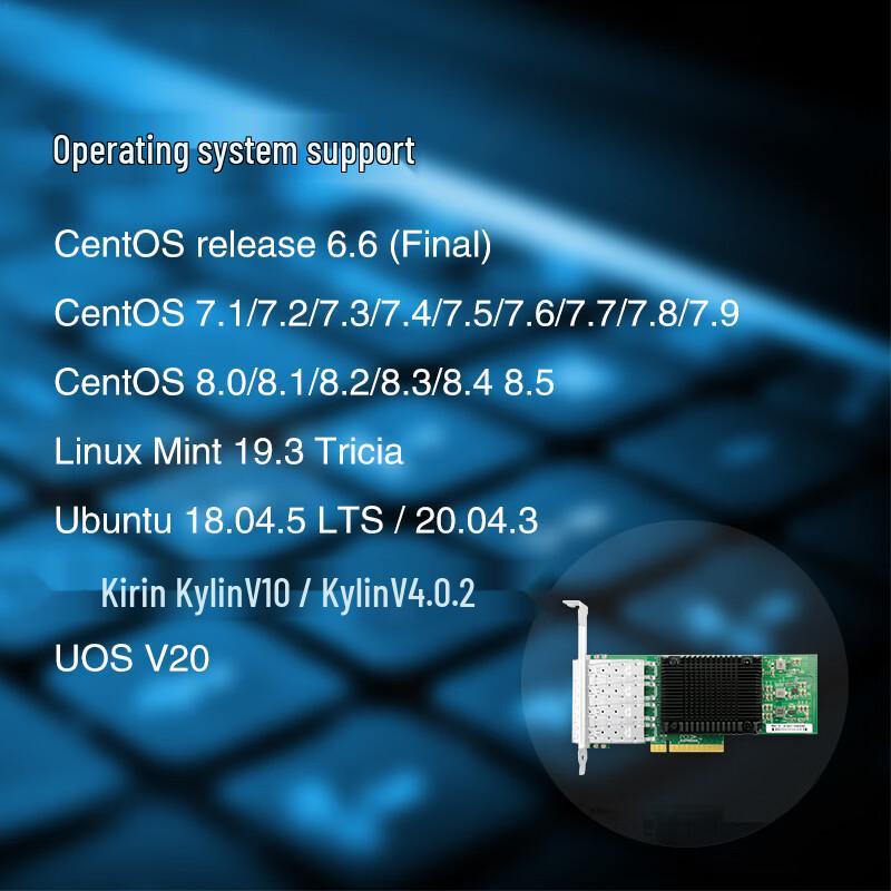 LR-LINK LRES1030PF-4SFP+ 10G PCIe Fiber Network Card (CN version)