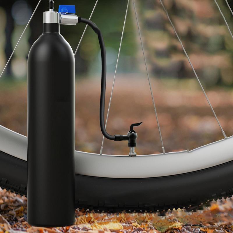 Tire Inflator Tire Inflation Tank 200PSI Portable Tyre Compressor Vacuum Inflator For Mountain Road Bicycles Women Men Bicycles