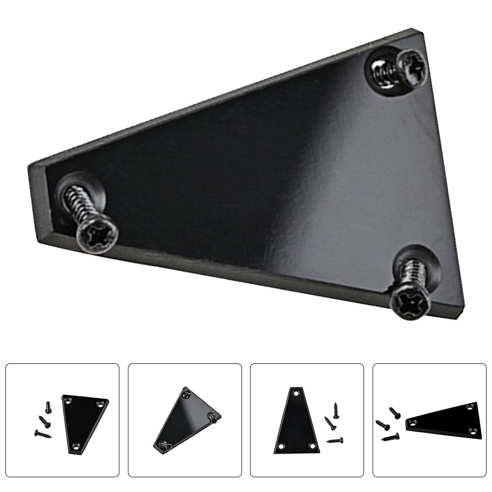 Core Cap Bass Accessories Truss Rod Covers For Guitar Replacements Shape Case Pure Black Electrical