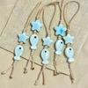Cute Star Flower Mobile Phone Strap Kawaii Ceramic Beaded Mobile Phone Lanyard Bag Decoration Camera Pendant  Keychain