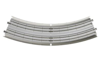 KATO N Gauge Double Track Elevated Approach Track 1 Left and Right Each Railway Model Supplies R414/381-22.5° 20-545