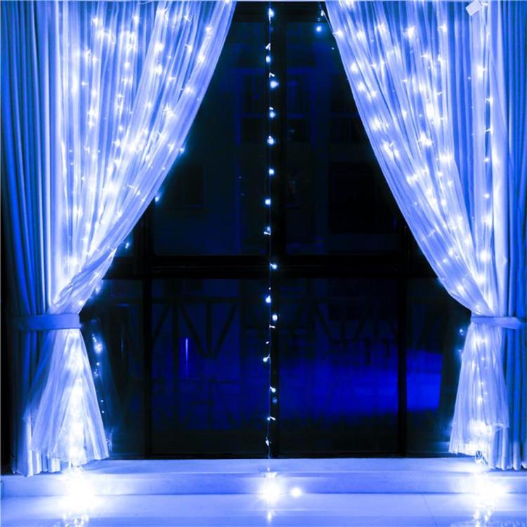 3x3 Meter 300 LED Curtain and Icicle String Lights - Indoor/Outdoor Christmas & Decorative Lighting
