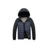 Lightweight Cotton Coat Men's Winter Contrasting Color Graphene Full Print Removable Cap Thickened Hooded Jacket Men