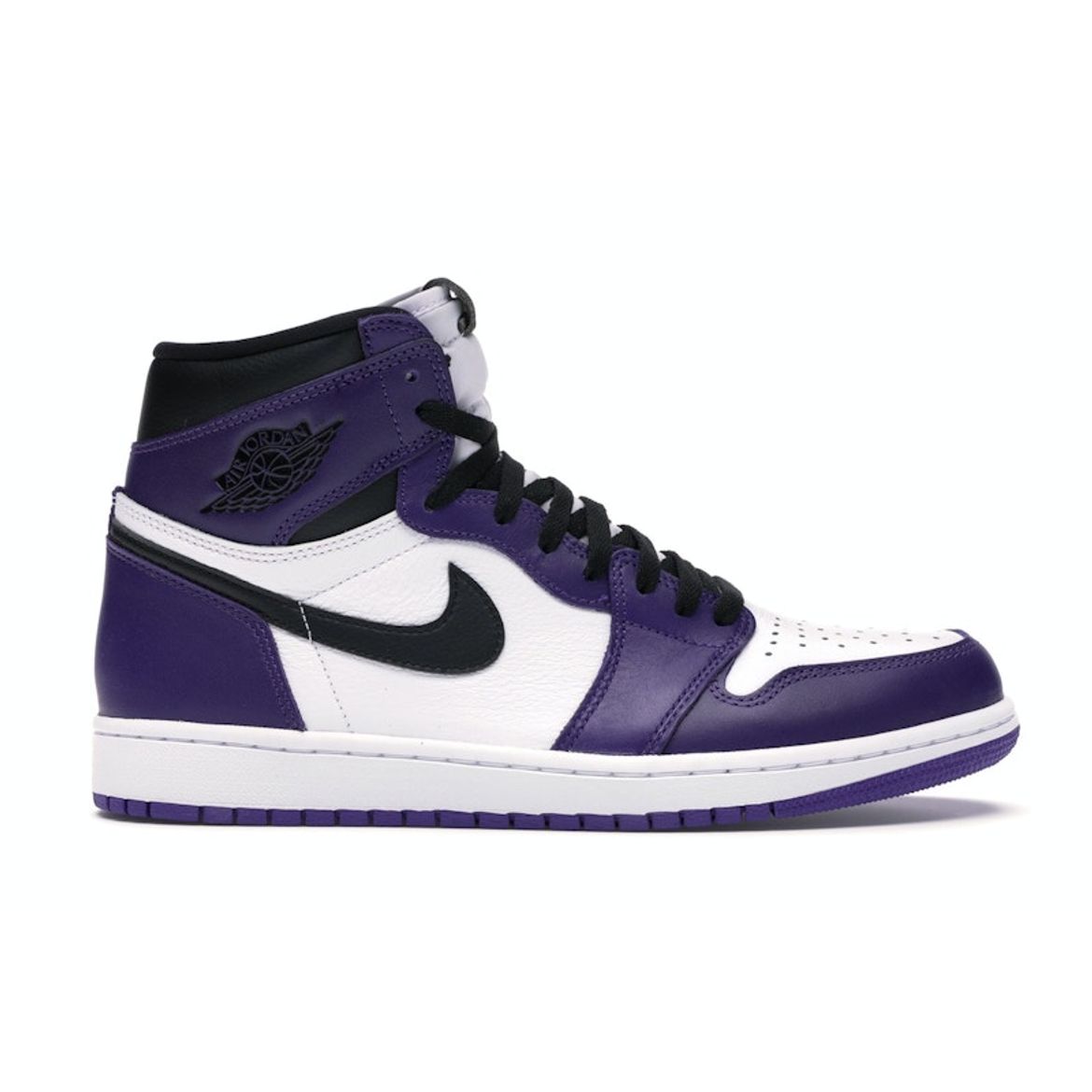 

Кроссовки унисекс Air Jordan 1 Retro High OG Court Purple 2.0 Белый Черный 555088-500 41