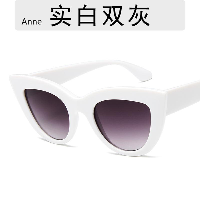Vintage Cat Eye Sunglasses Woman  Designer Retro Sun Glasses Female Fashion Mirror Outdoor Shades Gradient Oculos De Sol