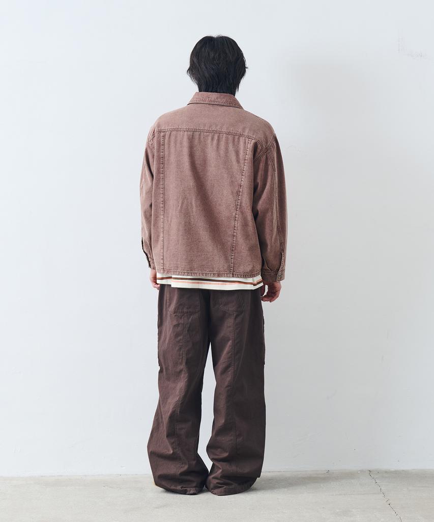 Nontai Parachute Contrast Cargo Pant (Brown)
