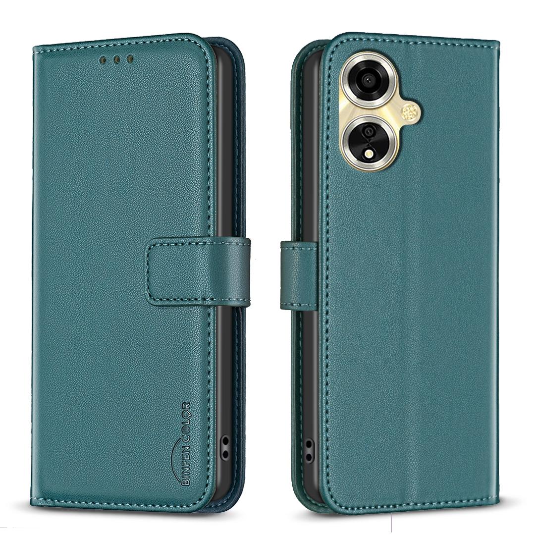 

BINFEN COLOR BF17 For Oppo A59 5G Magnetic Phone Case PU Leather Cover with Card Holder D