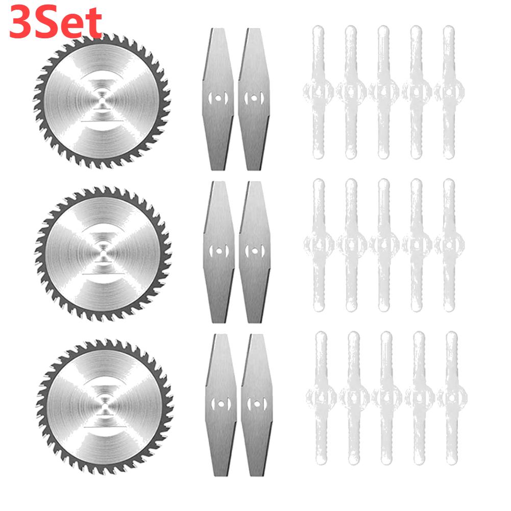 150mm 40 Teeth Metal Grass Trimmer Heads Blade Replacement Weed Eater Saw Blade Lawn Mower Fit Accessory for Garden Power Tool