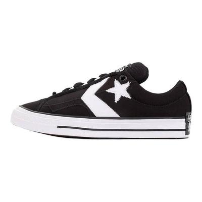 Star Player 76 Low Puff - Black White Unisex Sneakers A11483C