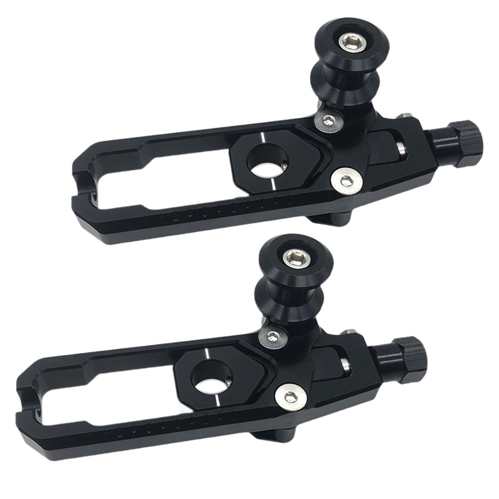 

Motorcycle Chain Adjuster Axle Block Repair Part Chain Tensioner Tool Aluminum Alloy for R15 V3 2017 2025 чорний