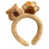 Capybara Headbands Cosplay Doll Headwear Hairbands Hair Claw Makeup Washing Face Hairbands Birthday Party