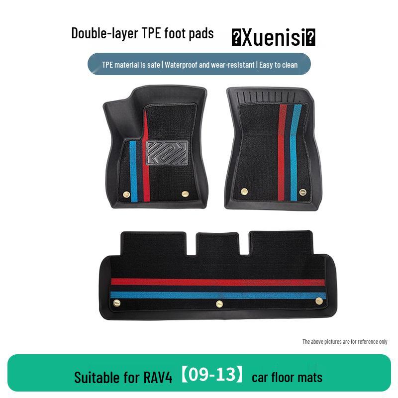 Custom Floor Mats for Toyota RAV4 (2009-2013) - TPE Original Fit