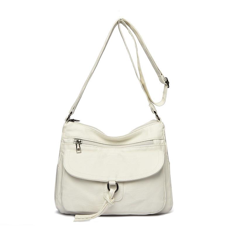 Pu Single Shoulder Bag For Women With Multiple Pockets Crossbody Style For Daily Use