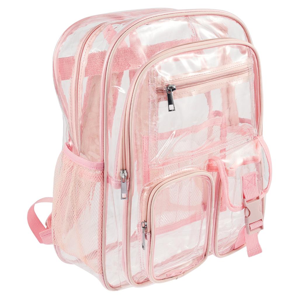 PVC Transparenter Rucksack Strapazierfähiger Durchsichtiger Kleiner Rucksack Tragbare Leichte Mini Niedliche Durchsichtige Tasche für Arbeit Outdoor-Sport