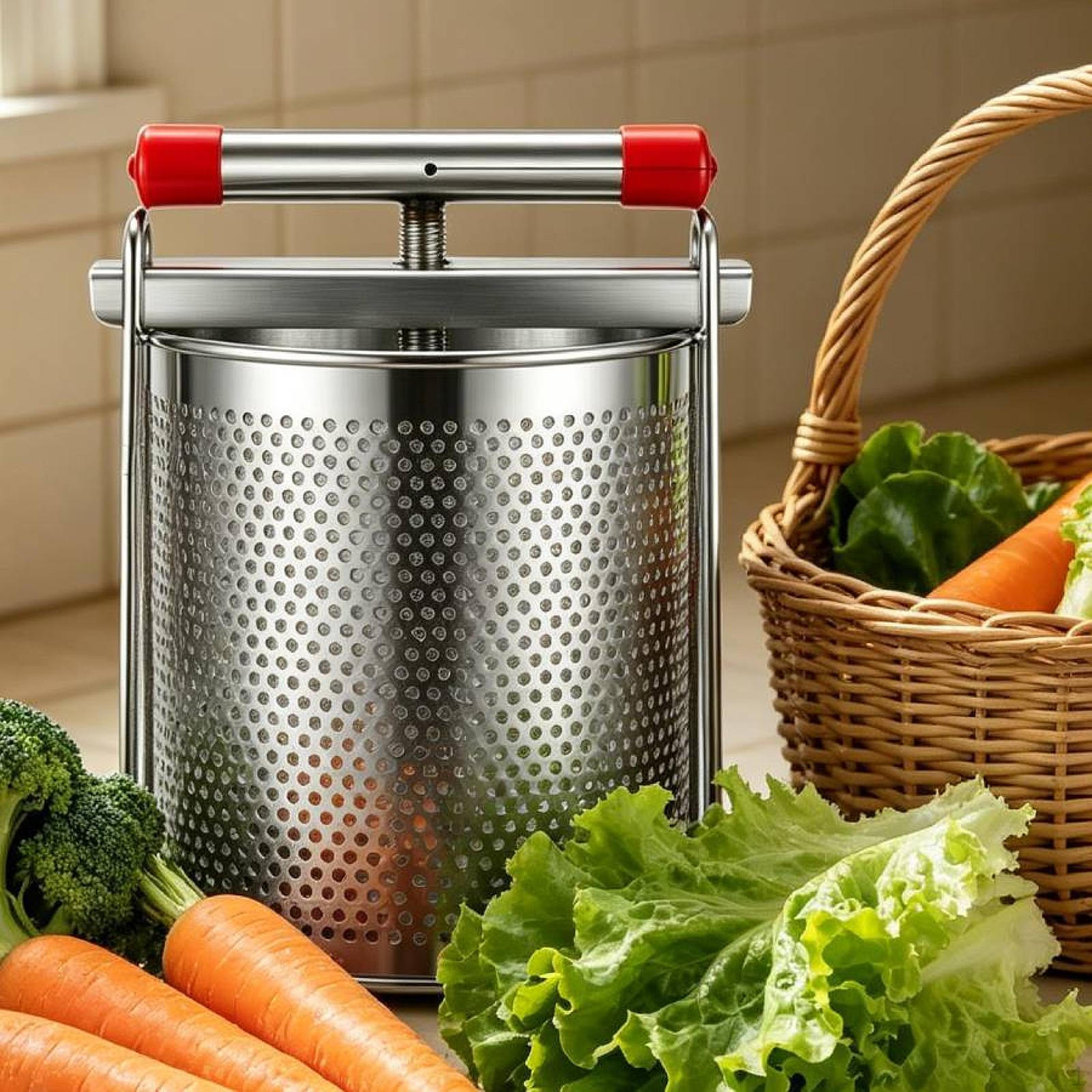 Vegetable Stuffing Stainless Steel Household Manual Juicer Multipurpose Creative Dumpling Filling