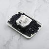 Israeli Type 118 White Single Gang 3-Pin 16A Wall Socket