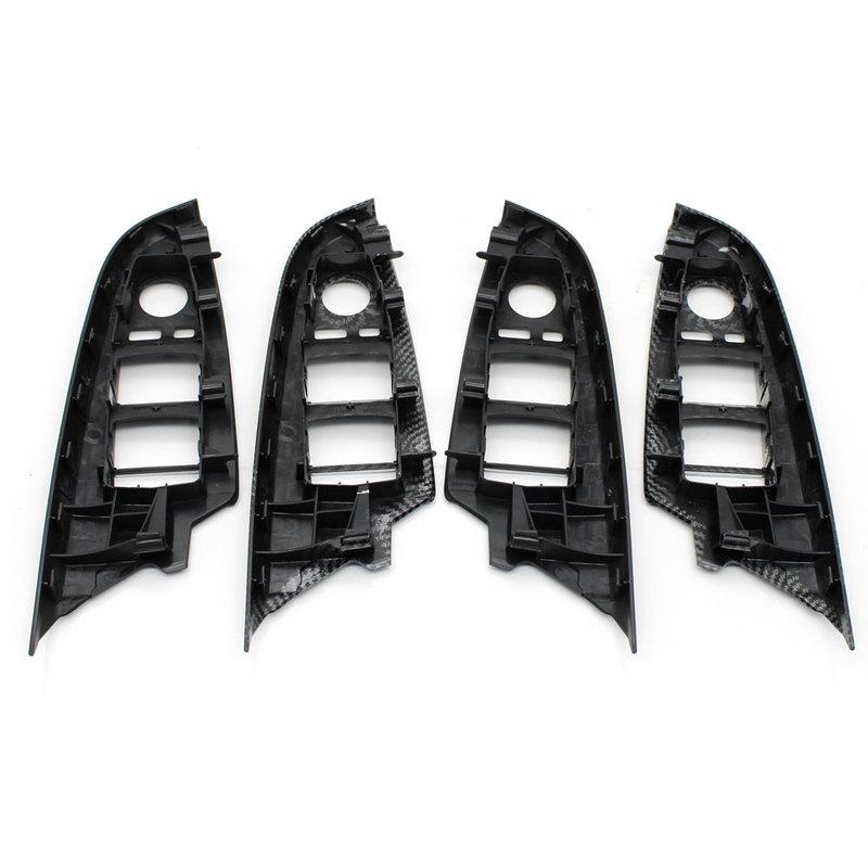 LHD RHD Car Interior Front Rear Door Window Lifting Switch Cover Trim Decoration Outer Frame Replace For BMW X3 F25 2011-2017