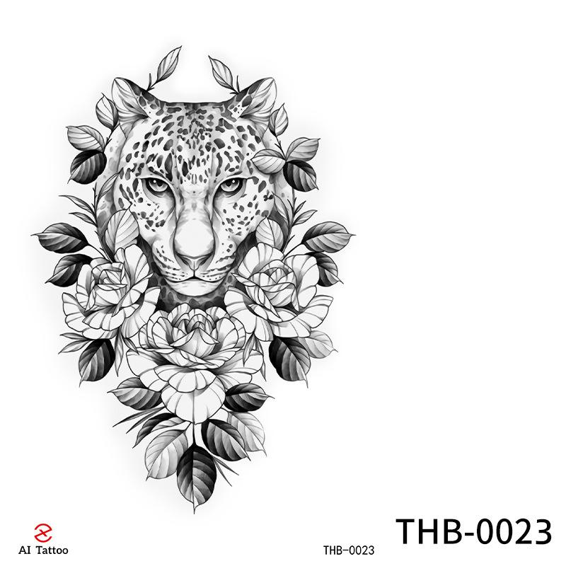 Beauty Sticker Half Arm Tattoo Sticker Waterproof Animal Small Fresh Tattoo Sticker