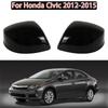 For Honda Civic 9th 2012 2013 2014 2015 Painted Rear View Mirrors Shell Cap Housing Wing Door Mirror Cover No Lamp Type