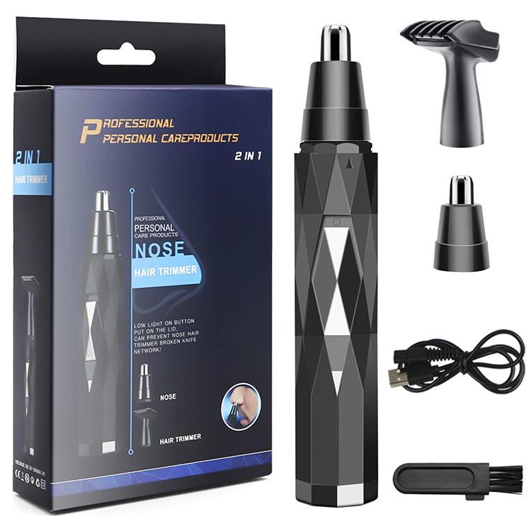 Men's USB Rechargeable Multifunction Nose & Eyebrow Trimmer Set