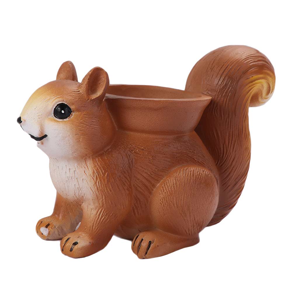 Handmade Squirrel Succulent Flowerpot Resin Succulents Plant Pots Living Room Decoration