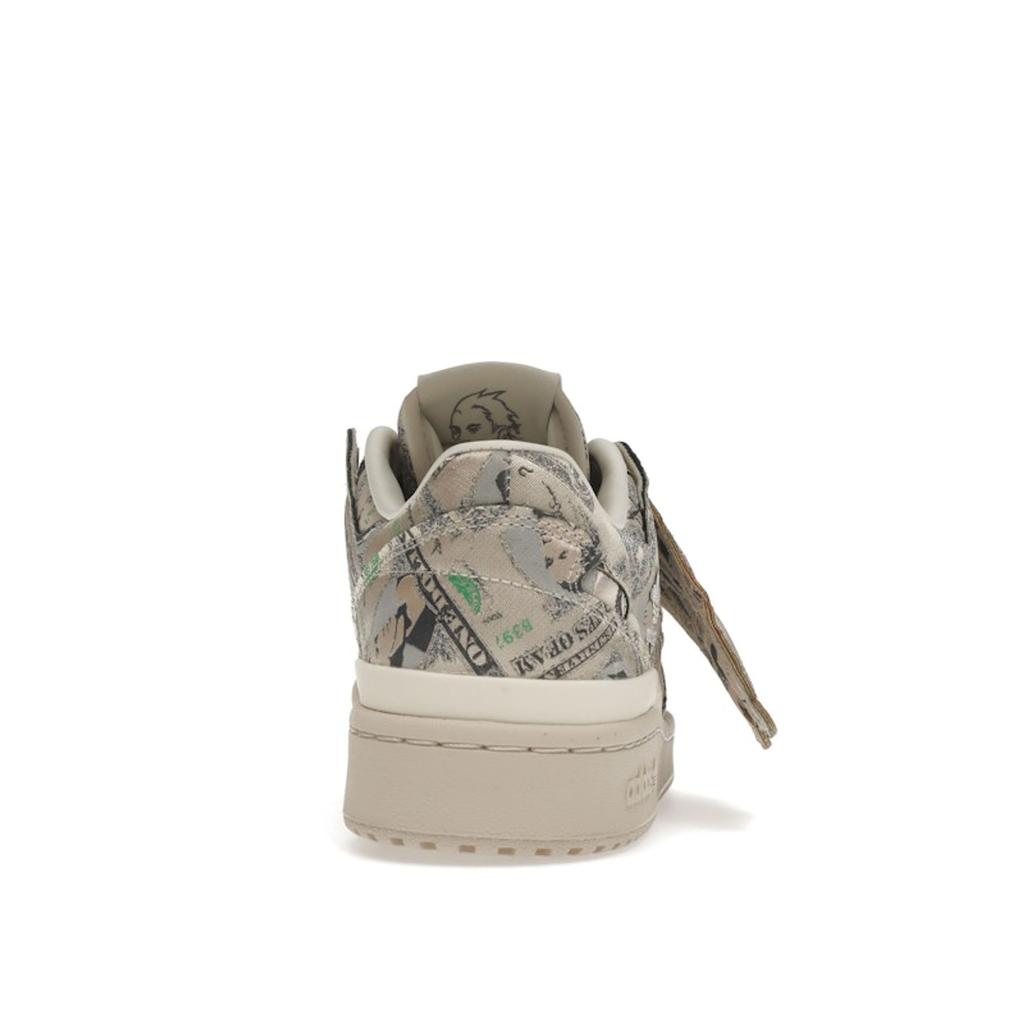 Jeremy Scott X Adidas Forum Wings 1.0 Low Money Unisex Sneakers Cream Bliss Green-Night GX6393