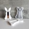 Easter Chocolate Bar Holder Silicone Mold Easter Bunny Silicone Mold Plaster Rabbit Chocolate Holder Casting Molds Home Decor