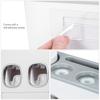 Wall-Mounted Toothbrush Holder with 2 Tootaste Dispensers 4 Cups and 5 Toothbrush Slots Toiletries Storage Rack