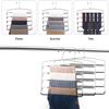 1 Piece Set - Pants Tie Scarf Hanger Non-Slip, Space Saving, Stainless Steel Multi-Layer Swing Arm, Wardrobe Storage Jeans Pants