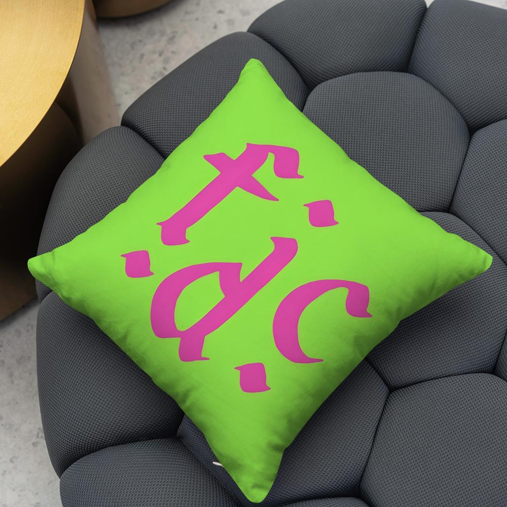 Band F-Fontaines D C Romance Cushion Cover Reversible Plush Pillow Cover – For car, sofa, bedroom, perfect as a gift.