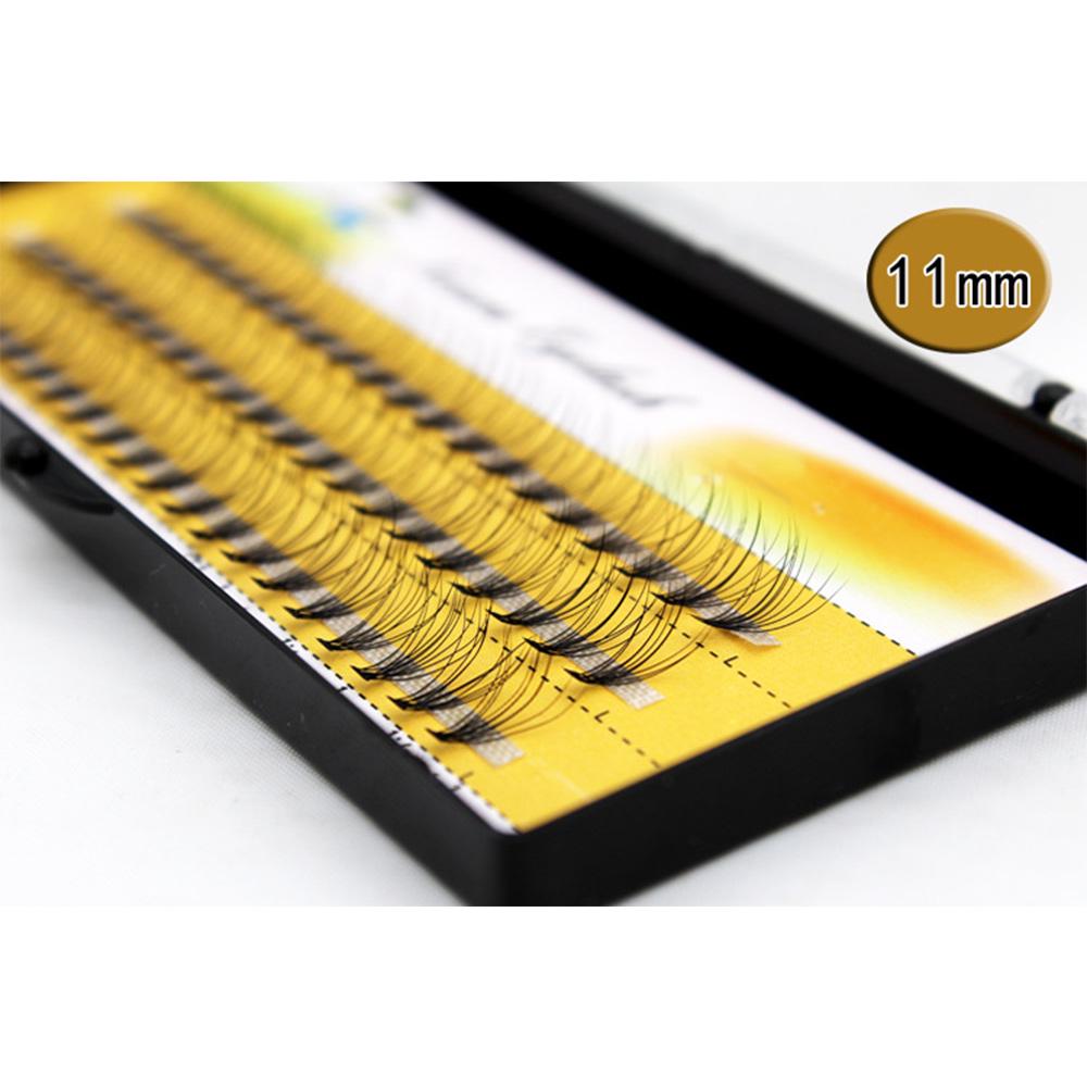 1 Set 3D Individual Cluster Fake Lashes Strip Eyelashes Extension Permanent Soft Light False Eyelash