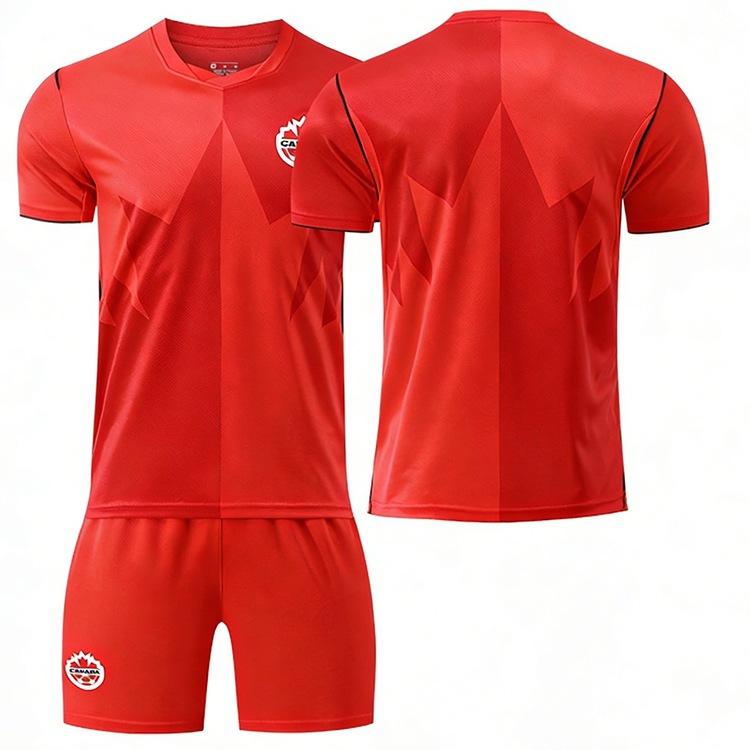 2026 World Cup Canada home football jersey host jersey cross-border jersey adult children vest new 16 yards