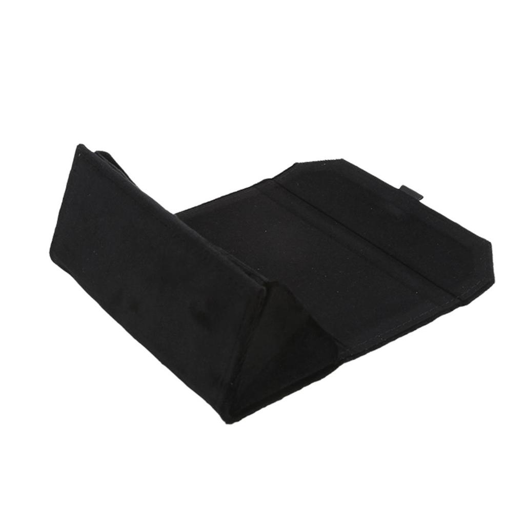 Plush Triangle Folding Glasses Women Case Elegant Sunglasses Case Purse Hard Men Soft Elegant Reading Glasses Box