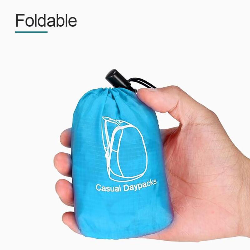 OLIKEI 15л легкий складной рюкзак водонепроницаемый походный рюкзак портативный уличный — фото 5