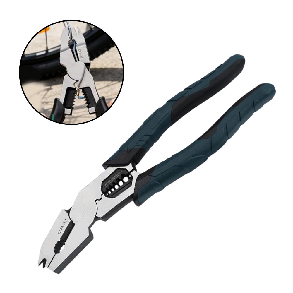 Heavy-Duty 9-in-1 Multi-Function Pliers Wire Cutter, Stripper & Crimper Wire Stripping Pliers Electrician Tool With Crimping Cut China Mainland