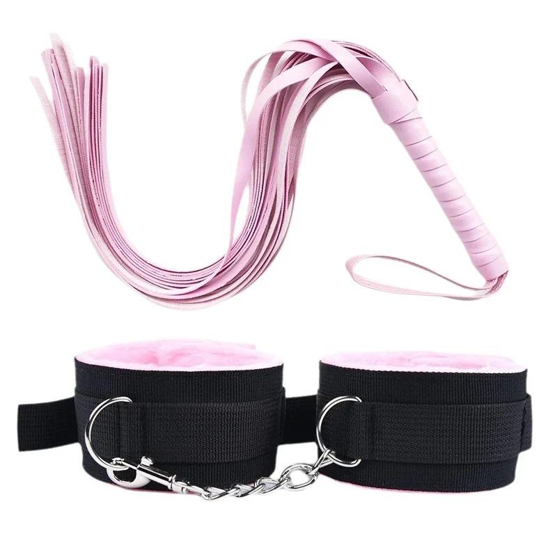 Kajdanki Ograniczające Frędzel Drażniący Zestaw Seks-Zabawek Para Dorosłych Erotyczne Gry Sprzęt Bondage Seks Flirt Erotyczny Zestaw Seks-Zabawek Sex Shop