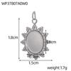 CARLIDANA Trendy 3D Spaceman Astronaut Pendant Space Themed Gold Plated DIY Accessories Stainless Steel Moon Heart Jewelry Charm