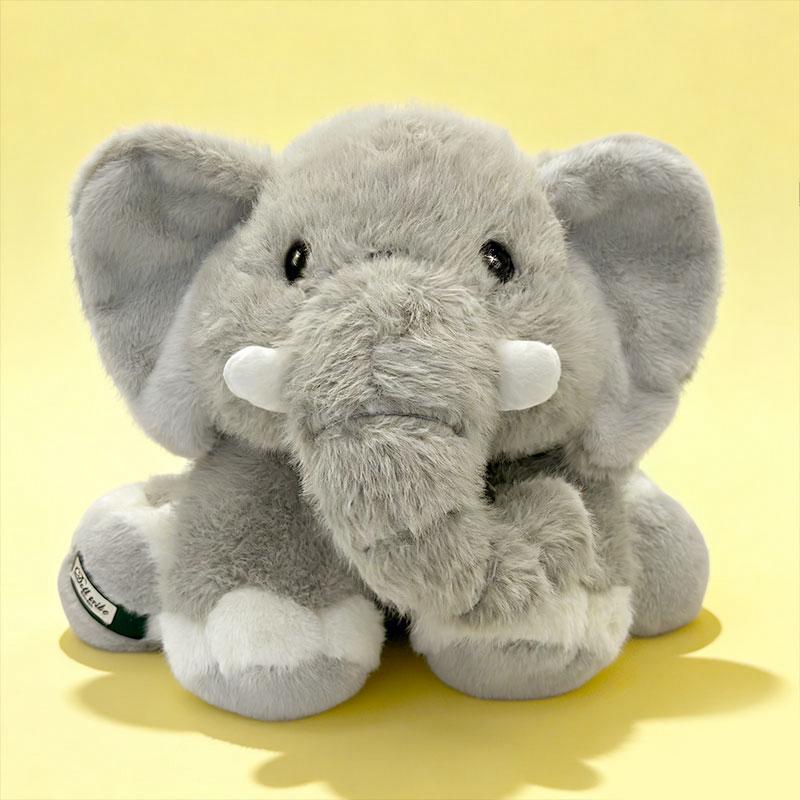 25-60CM Soft Lifelike Mammoth Elephant Plush Large Elephant Toy Stuffed Animals Plushies Pillow Accompany Doll Gift