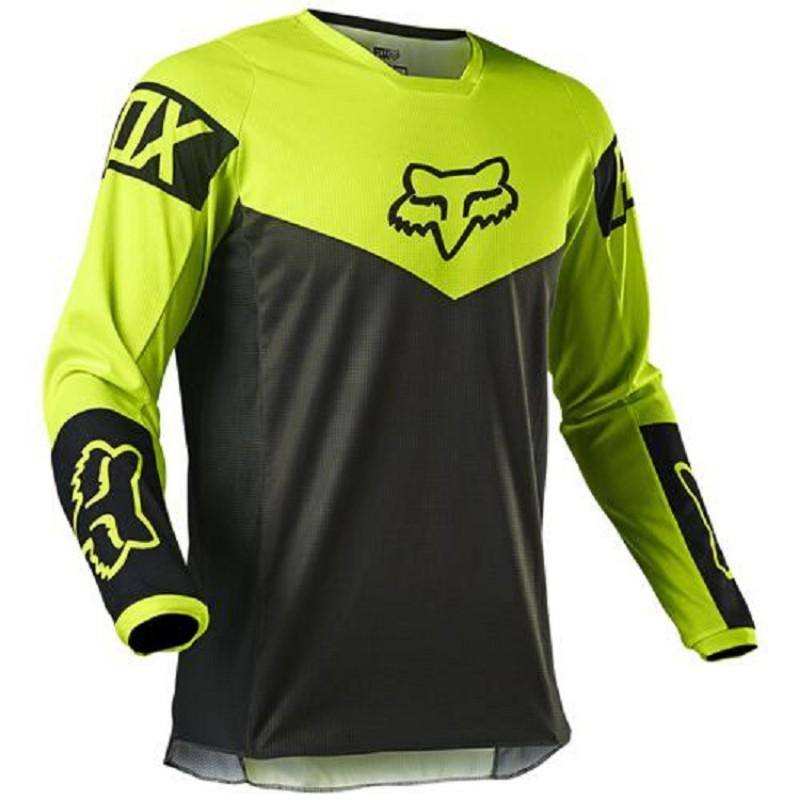 FOX Downhill Mountainbike Trikot Langarm Schnelltrocknend Radtrikot Herren Damen Outdoor Trail Fahren