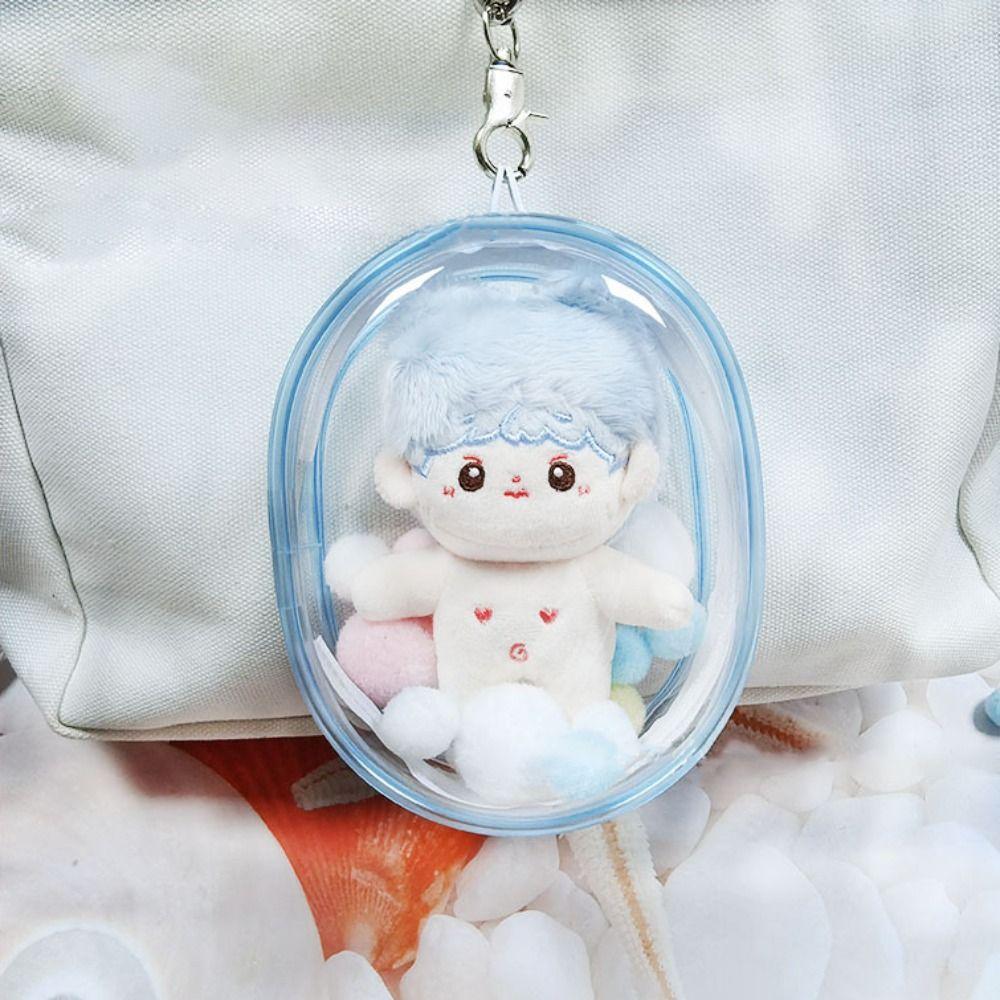 Multicolor Doll Display Box Transparent Storage Case Gift Clear Outdoor Bag