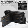 Universal Leather Phone Case with Card Holder & Stand - Compatible with Apple 17ProMax, Google 10ProXL, Samsung Models