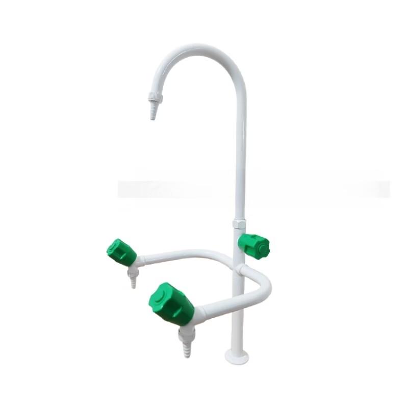 Qinyu All-Copper Wall-Mounted Lab Faucet (Hot & Cold)