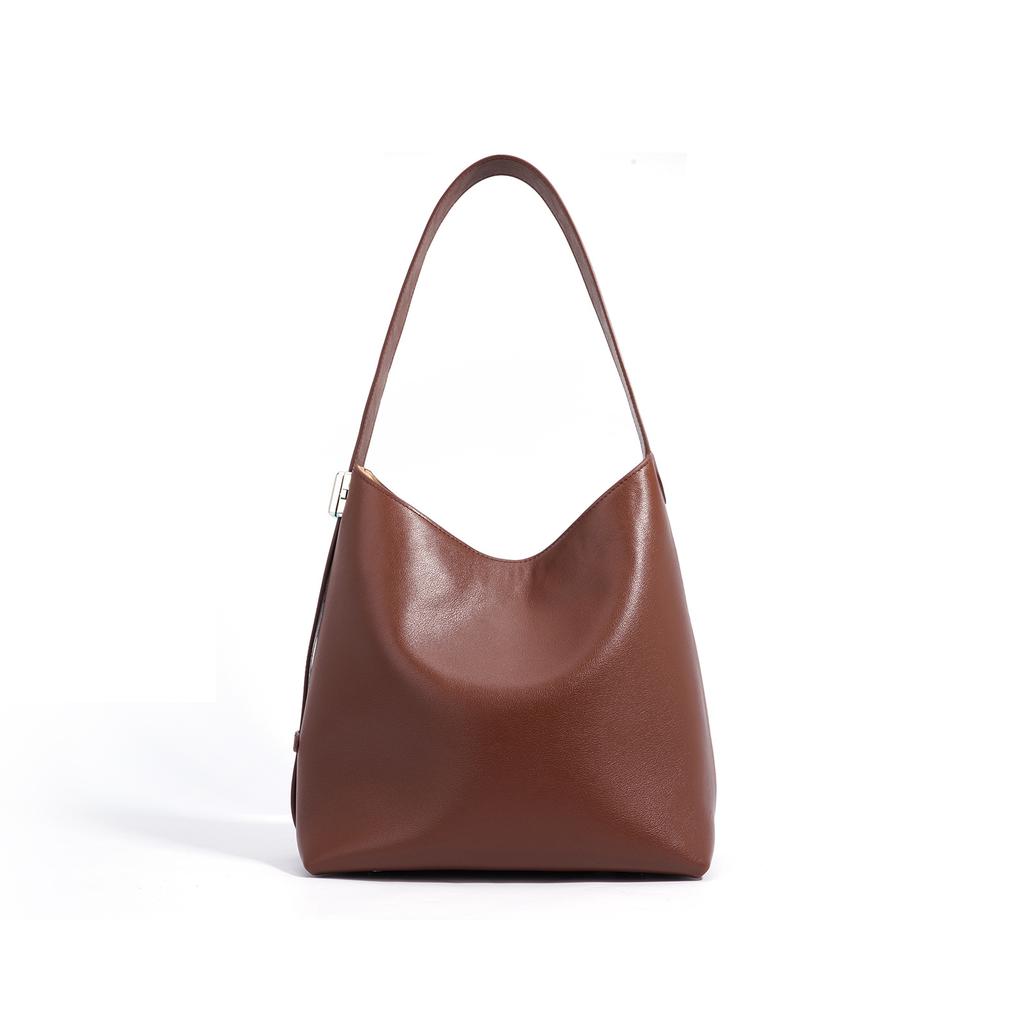 Tote bag women's bag large-capacity leather bag 2025 premium new retro premium shoulder bag computer commuter bag