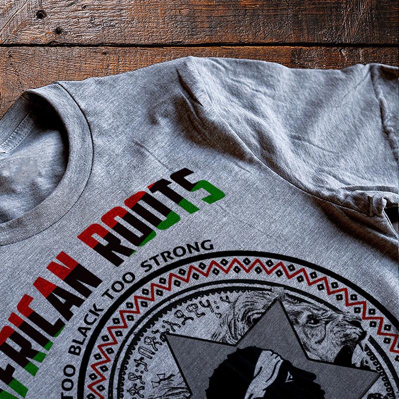 

African Roots T-Shirt Moors Moorish Panafrican melanin Roots Africa tee S