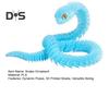 30cm/40cm/60cm 3D Printed Snake Ornament Movable Joints Bedside Table Snake Figurine Prank Toy Desk Decor