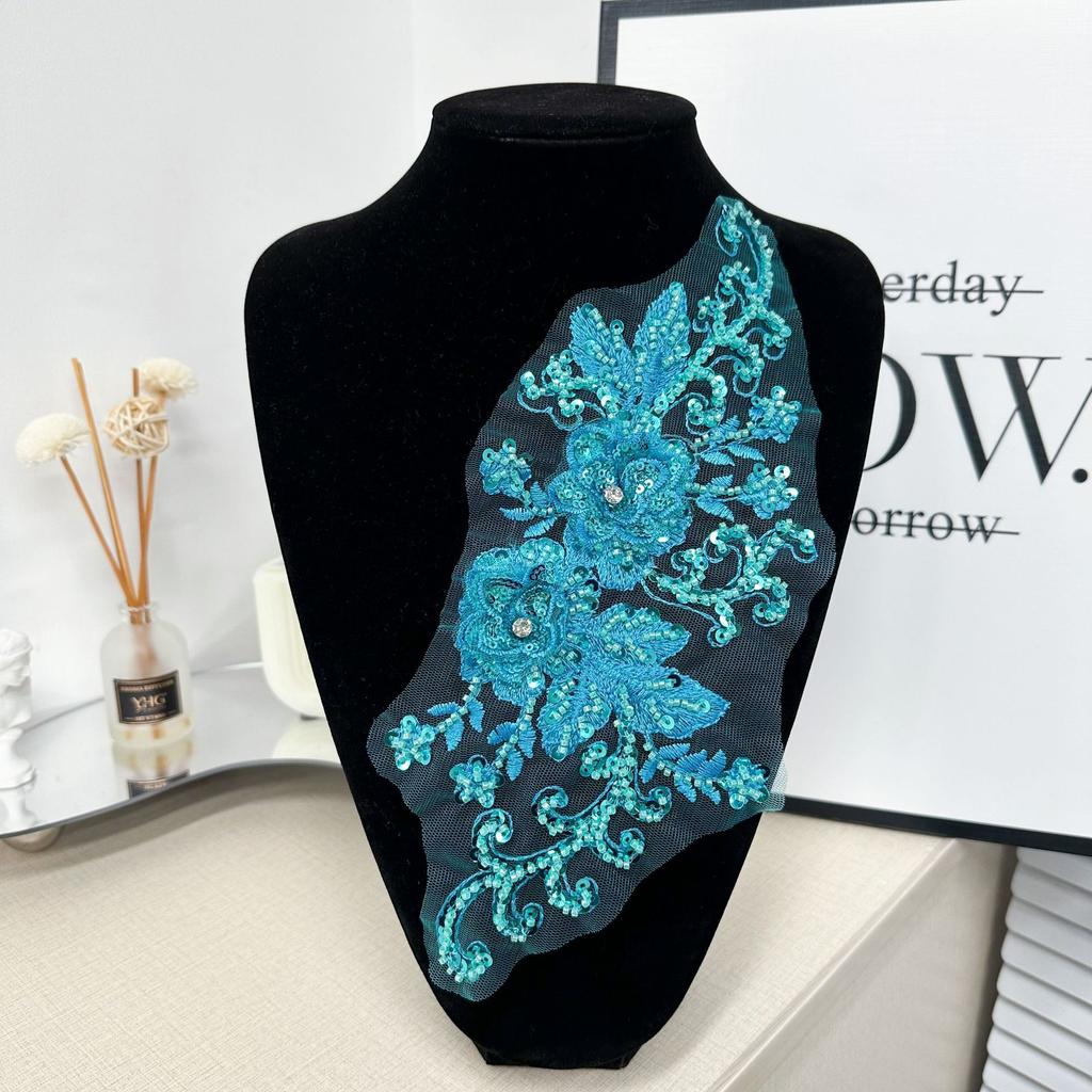 Heavy Industry Embroidery Colorful Beads Decal Decorative Accessories Three-Dimensional Flowers Nail Beads To Flowers