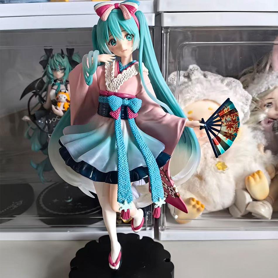 Hatsune Miku Anime Figurine - Cute Action Pvc Toy Desktop Collection Gift - Standing & Sitting Posture Series