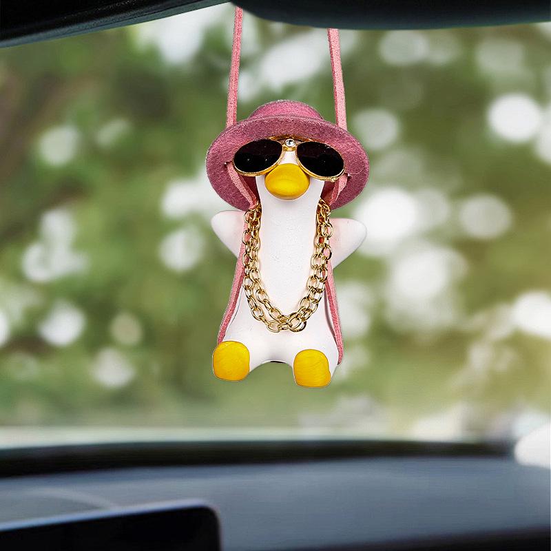 Car Pendant Swing Duck Car Rearview Mirror Pendant Car Pendant Car Pendant